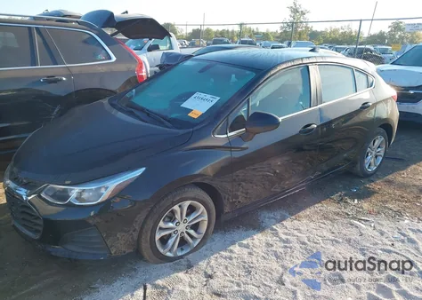 2019 Chevrolet Cruze Lt из США, поврежденный, VIN 3G1BE6SM5KS569038